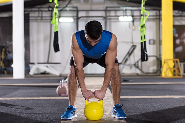 American kettlebell swing