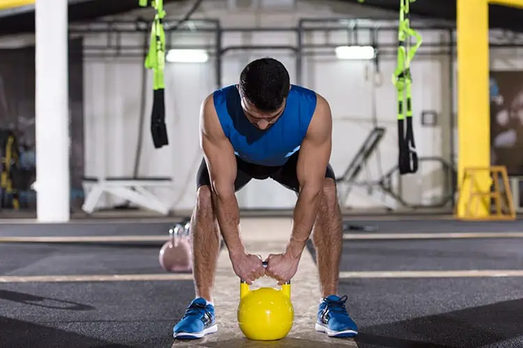 American kettlebell swing