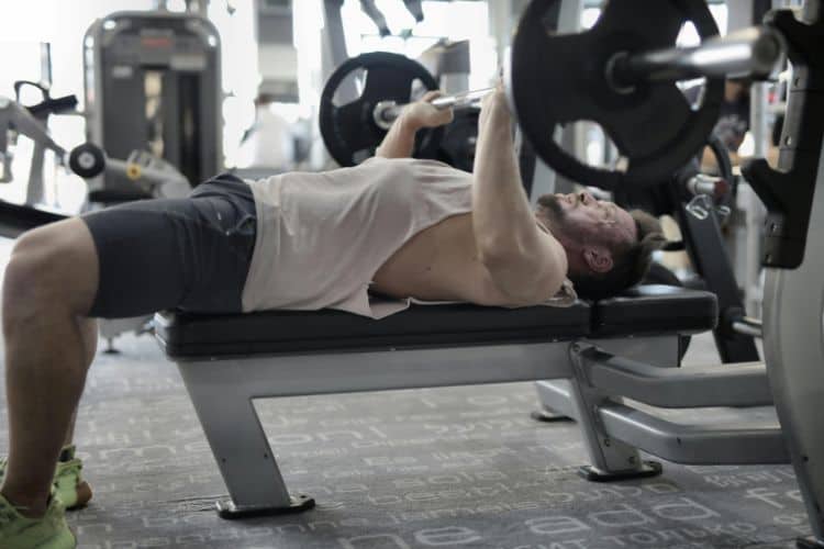 Flat bench exercises