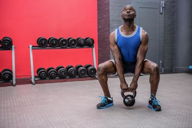 kettlebell goblet squats